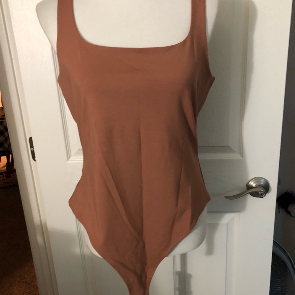 Brown bodysuit